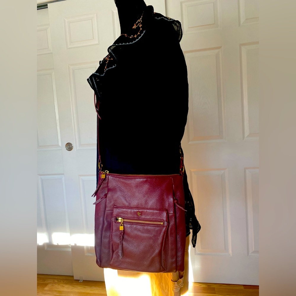 Elliot Lucca Crossbody Leather Purse